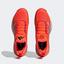 Adidas Mens Adizero Ubersonic 4 Tennis Shoes - Solar Red/Silver Metallic - thumbnail image 5