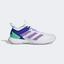 Adidas Womens Adizero Ubersonic 4 Parley Tennis Shoes - Cloud White/Violet Fusion - thumbnail image 1