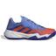 Adidas Mens Barricade Clay Tennis Shoes - Lucid Blue/Solar Red - thumbnail image 1