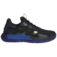 Adidas Mens Solematch Control Tennis Shoes - Core Black/Lucid Fuchsia