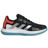 Adidas Mens Solematch Control Clay Tennis Shoes - Core Black/Matte Silver