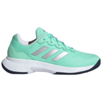 Adidas Womens GameCourt 2.0 Tennis Shoes - Pulse Mint/Silver Metallic