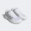 Adidas Womens GameCourt 2.0 Tennis Shoes - Cloud White/Silver Metallic - thumbnail image 2
