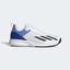 Adidas Mens Court Flash Speed Tennis Shoes - Cloud White/Core Black/Blue - thumbnail image 1