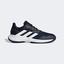 Adidas Mens Courtjam Control Tennis Shoes - Team Navy/Cloud White - thumbnail image 1