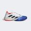 Adidas Mens Barricade Tennis Shoes - Lucid Blue/Solar Red - thumbnail image 1