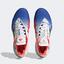 Adidas Mens Barricade Tennis Shoes - Lucid Blue/Solar Red - thumbnail image 2