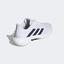Adidas Mens Courtjam Control Carpet Tennis Shoes - Cloud White/Team Navy - thumbnail image 5