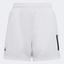 Adidas Boys Club 3-Stripe Tennis Shorts - White - thumbnail image 1