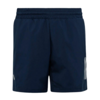 Adidas Boys Club 3-Stripe Tennis Shorts - Navy