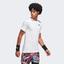Adidas Mens Tennis Freelift Tee - White - thumbnail image 4