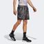 Adidas Mens Club Graphic Shorts - Black/White - thumbnail image 1