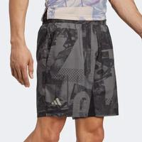 Adidas Mens Club Graphic Shorts - Black/White