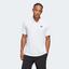 Adidas Mens Club Polo Shirt - White - thumbnail image 1