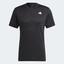 Adidas Mens Tennis Freelift Tee - Black - thumbnail image 4