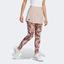 Adidas Womens Tennis Paris Two-in-One Leggings - Wonder Taupe/Pink Strata - thumbnail image 1