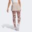 Adidas Womens Tennis Paris Two-in-One Leggings - Wonder Taupe/Pink Strata - thumbnail image 3