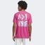 Adidas Mens Spring Court Tee - Lucid Fuchsia - thumbnail image 2