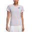 Adidas Womens Club Tennis T-Shirt - Silver Dawn - thumbnail image 1