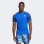 Adidas Mens Melbourne Raglan Tee - Lucid Blue - thumbnail image 1