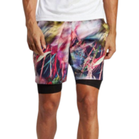 Adidas Mens Melbourne Ergo Graphic Tennis Shorts - Multicoloured