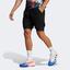 Adidas Mens Melbourne Two-In-One 7-inch Tennis Shorts - Black - thumbnail image 1