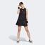 Adidas Womens Melbourne Tennis Dress - Black/Multicoloured - thumbnail image 4