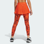 Adidas Womens Tennis Paris Two-in-One Leggings - Preloved Red/Halo Blush - thumbnail image 3