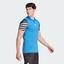 Adidas Mens HEAT.RDY FreeLift Polo T-Shirt - Bright Royal - thumbnail image 3