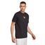 Adidas Mens Pop Graphic Tennis Tee - Black - thumbnail image 1