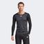 Adidas Mens Paris Longsleeve Tee - Carbon/Black - thumbnail image 1