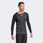 Adidas Mens Paris Longsleeve Tee - Carbon/Black - thumbnail image 2
