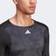 Adidas Mens Paris Longsleeve Tee - Carbon/Black - thumbnail image 5