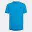 Adidas Boys Club Tee - Pulse Blue - thumbnail image 1