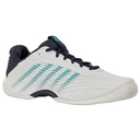 K-Swiss Mens Hypercourt Express 3 Tennis Shoes - Blanc De Blanc/Carbon/Baltic - thumbnail image 6