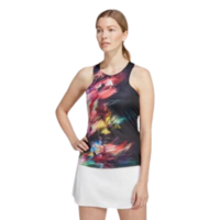 Adidas Womens Tennis Melbourne Tank - Multicolour/Black