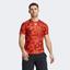 Adidas Mens Paris Freelift Tee - Preloved Red - thumbnail image 1