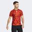 Adidas Mens Paris Freelift Tee - Preloved Red - thumbnail image 2