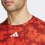 Adidas Mens Paris Freelift Tee - Preloved Red - thumbnail image 5