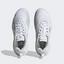 Adidas Womens Barricade Tennis Shoes - Cloud White/Silver Metallic - thumbnail image 2