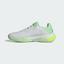 Adidas Mens Barricade 13 Tennis Shoes - Cloud White/Semi Green Spark - thumbnail image 6