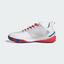 Adidas Mens Adizero Cybersonic Tennis Shoes - Cloud White/Bright Red - thumbnail image 6