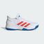Adidas Kids Adizero Ubersonic 4 Tennis Shoes - Cloud White/Bright Red - thumbnail image 1