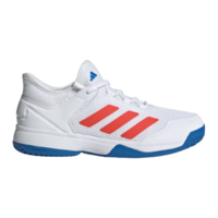 Adidas Kids Adizero Ubersonic 4 Tennis Shoes - Cloud White/Bright Red