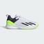 Adidas Mens Courtflash Speed Tennis Shoes - Cloud White/Lucid Lemon - thumbnail image 1