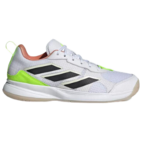 Adidas Womens AvaFlash Tennis Shoes - Cloud White/Lucid Lemon