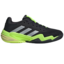 Adidas Mens Barricade 13 Clay Tennis Shoes - Black/Green - thumbnail image 1