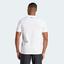 Adidas Mens AEROREADY Tennis Graphic Tee - White/Black - thumbnail image 3