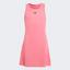 Adidas Girls Spring Club Pleated Tennis Dress - Pink Fusion - thumbnail image 1