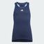 Adidas Girls Club Racerback Tank - Collegiate Navy - thumbnail image 1